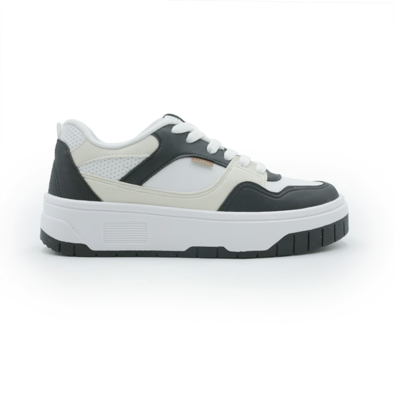 FEMININO TENIS CASUAL ANA CAPRI  C3053300010003 BRANCO PRETO