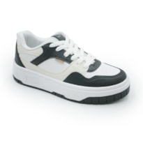 FEMININO TENIS CASUAL ANA CAPRI  C3053300010003 BRANCO PRETO