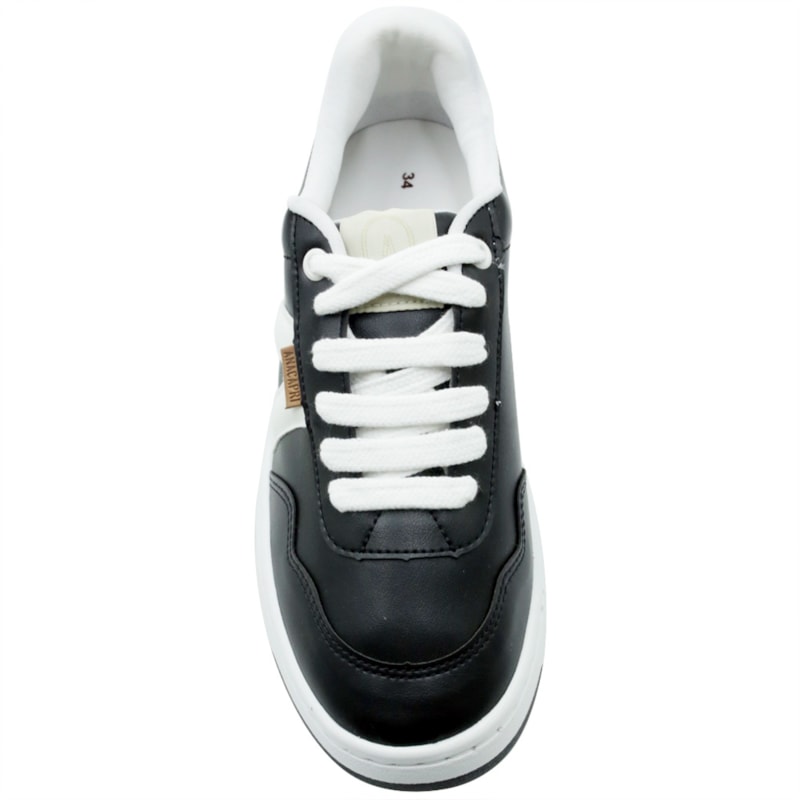 FEMININO TENIS CASUAL ANA CAPRI  C3065000020030 PRETO BRANCO
