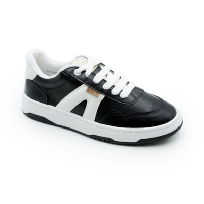 FEMININO TENIS CASUAL ANA CAPRI  C3065000020030 PRETO BRANCO