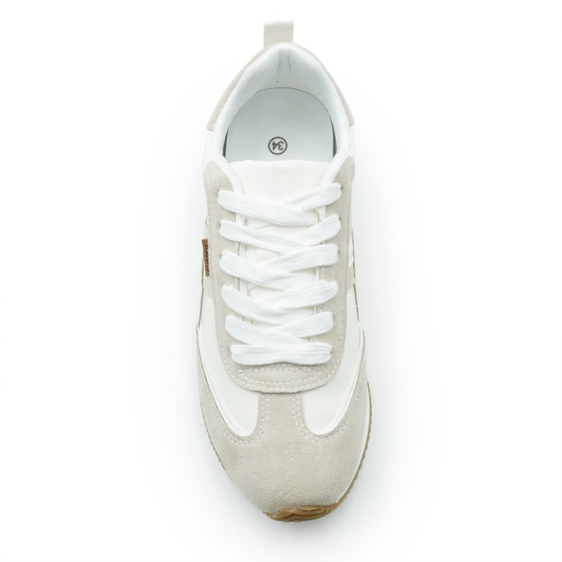 FEMININO TENIS CASUAL ANA CAPRI C3076800010003 BRANCO/OFF
