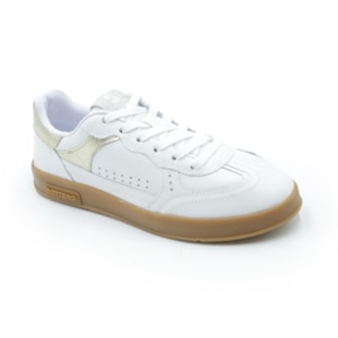 FEMININO TENIS CASUAL BOTTERO  364910 008 BRANCO DOURADO