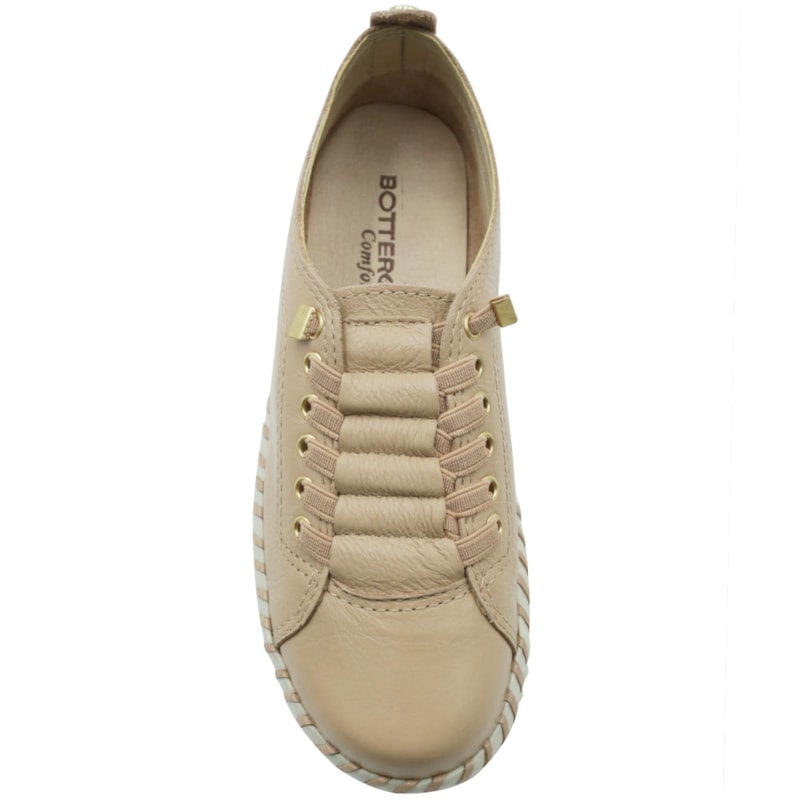 FEMININO TENIS CASUAL BOTTERO  374102 005 BROWN SUGAR