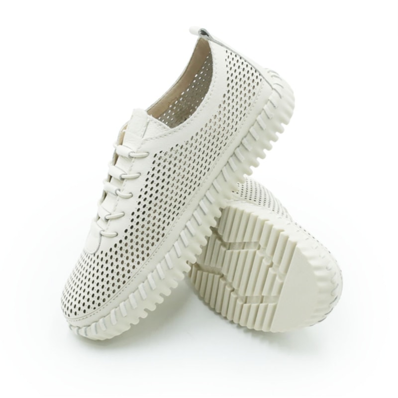 FEMININO TENIS CASUAL BOTTERO  374110 OFF WHITE