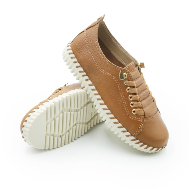 FEMININO TENIS CASUAL BOTTERO  382702 4 CARAMELO