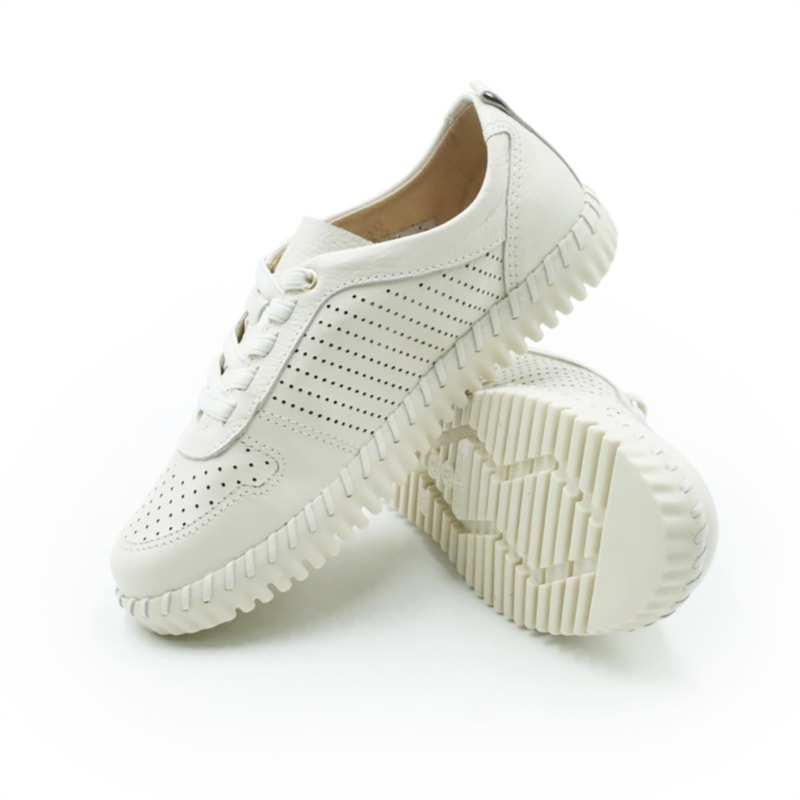 FEMININO TENIS CASUAL BOTTERO  382705 3 OFF WHITE