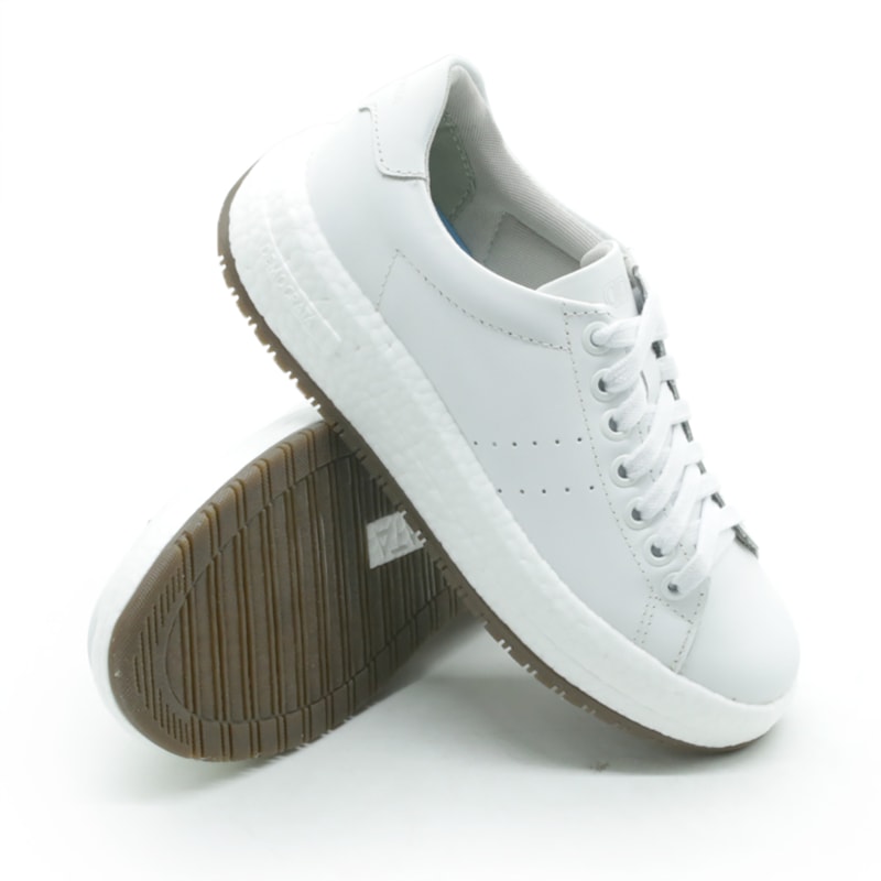 FEMININO TENIS CASUAL DEMOCRATA 618101 001 BRANCO