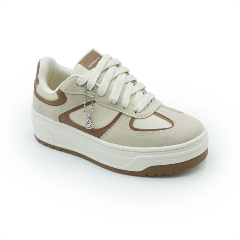 FEMININO TENIS CASUAL FERRETTI  16544 ANGELICA AREIA
