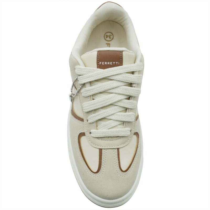 FEMININO TENIS CASUAL FERRETTI  16544 ANGELICA AREIA