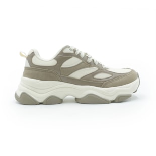 FEMININO TENIS CASUAL FERRETTI 19011 21760OFF TAUPE OFF