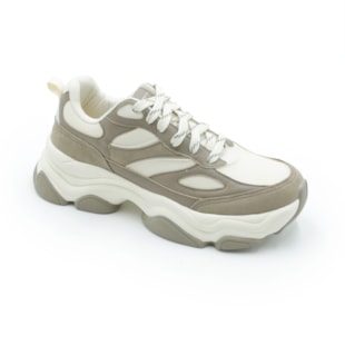 FEMININO TENIS CASUAL FERRETTI 19011 21760OFF TAUPE OFF