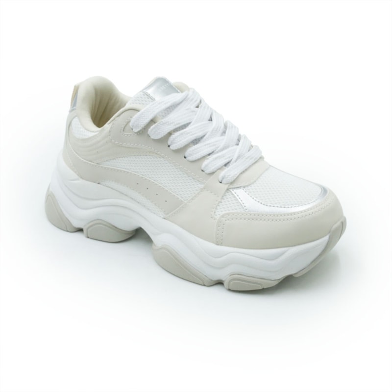 FEMININO TENIS CASUAL FERRETTI  19026 BRANCO OFFWHITE