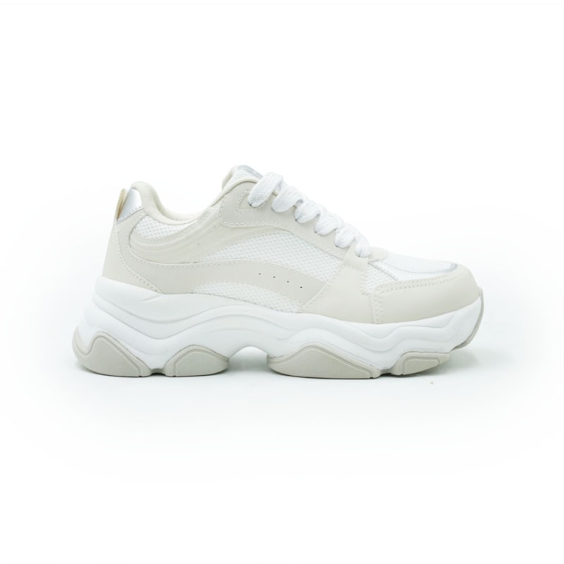 FEMININO TENIS CASUAL FERRETTI  19026 BRANCO OFFWHITE