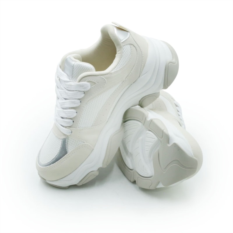 FEMININO TENIS CASUAL FERRETTI  19026 BRANCO OFFWHITE