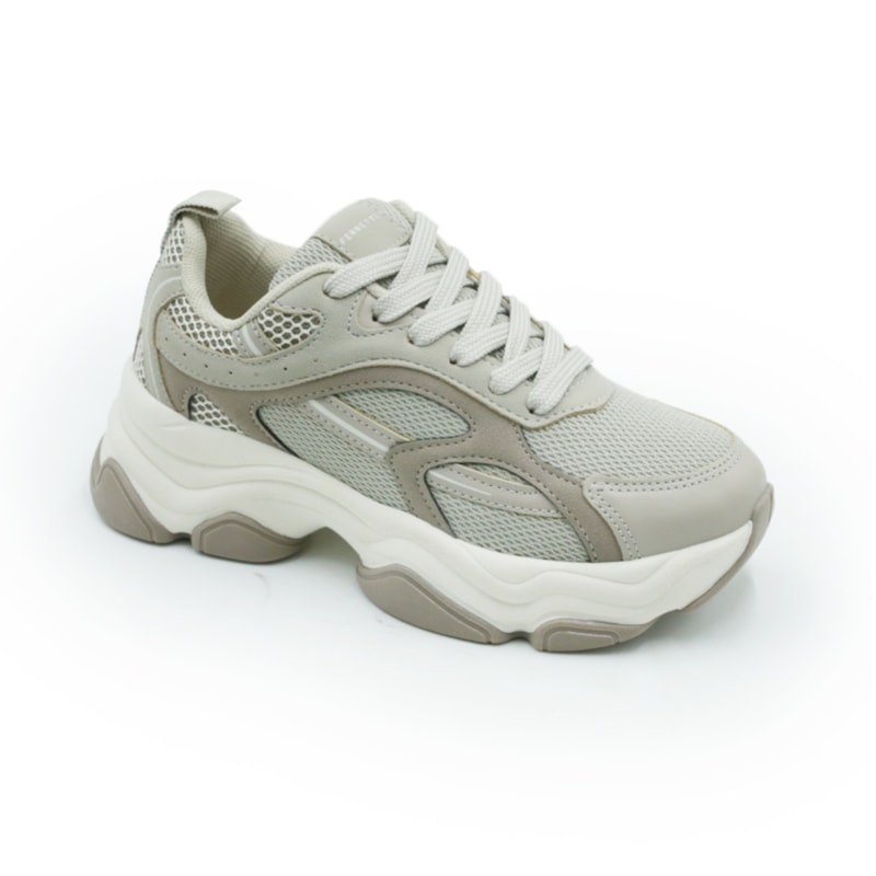 FEMININO TENIS CASUAL FERRETTI 19037 22817 GREY