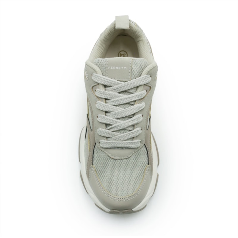 FEMININO TENIS CASUAL FERRETTI 19037 22817 GREY