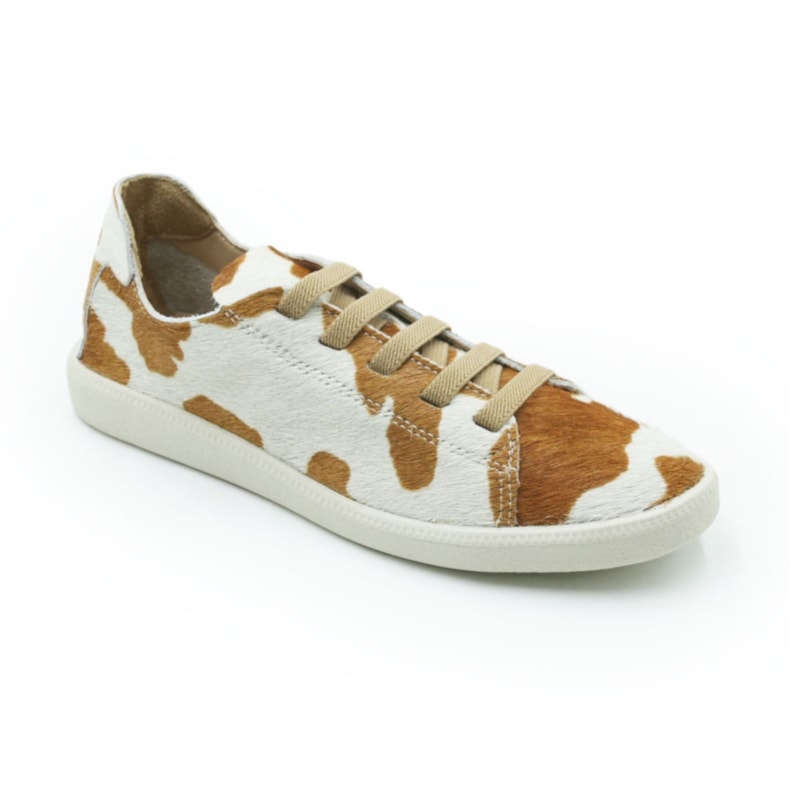 FEMININO TENIS CASUAL FERRETTI  PL 110 CARAMELO BRANCO