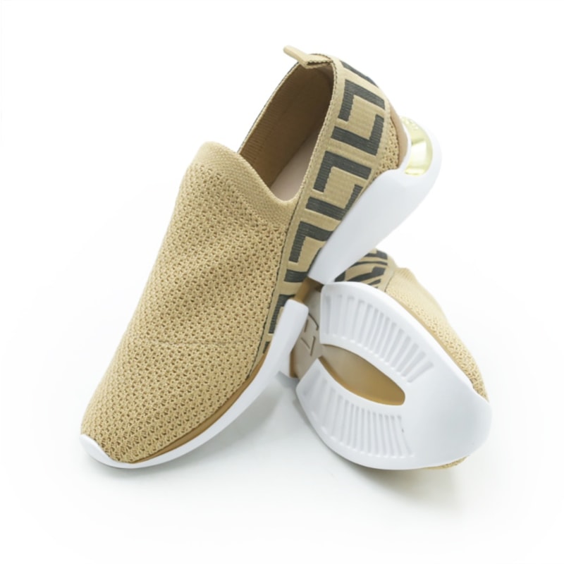 FEMININO TENIS CASUAL LUZ DA LUA 58650400 16 AMENDOA