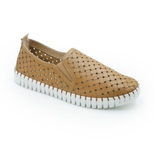 FEMININO TENIS CASUAL LUZ DA LUA  60130024 3 NEW RIDGE AMENDOA