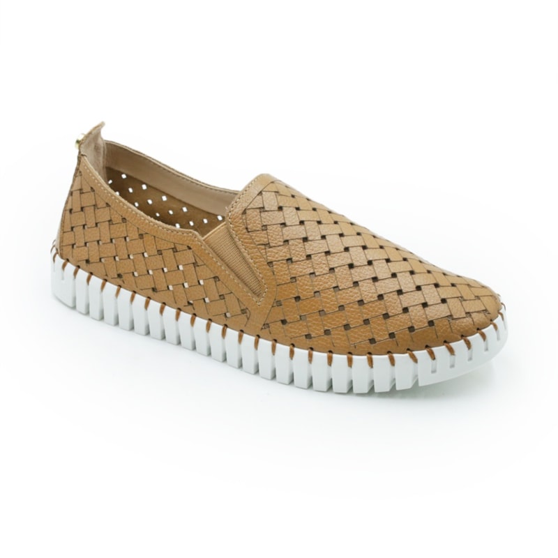 FEMININO TENIS CASUAL LUZ DA LUA  60130024 3 NEW RIDGE AMENDOA
