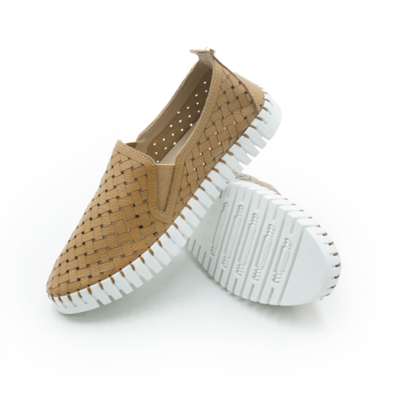 FEMININO TENIS CASUAL LUZ DA LUA  60130024 3 NEW RIDGE AMENDOA