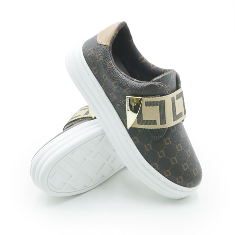 FEMININO TENIS CASUAL LUZ DA LUA 60230005 MONOGRAMA