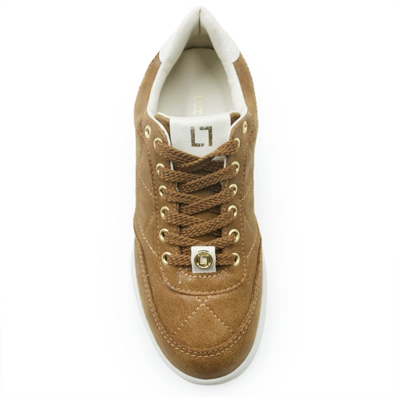 FEMININO TENIS CASUAL LUZ DA LUA  60780001 7 CANELA