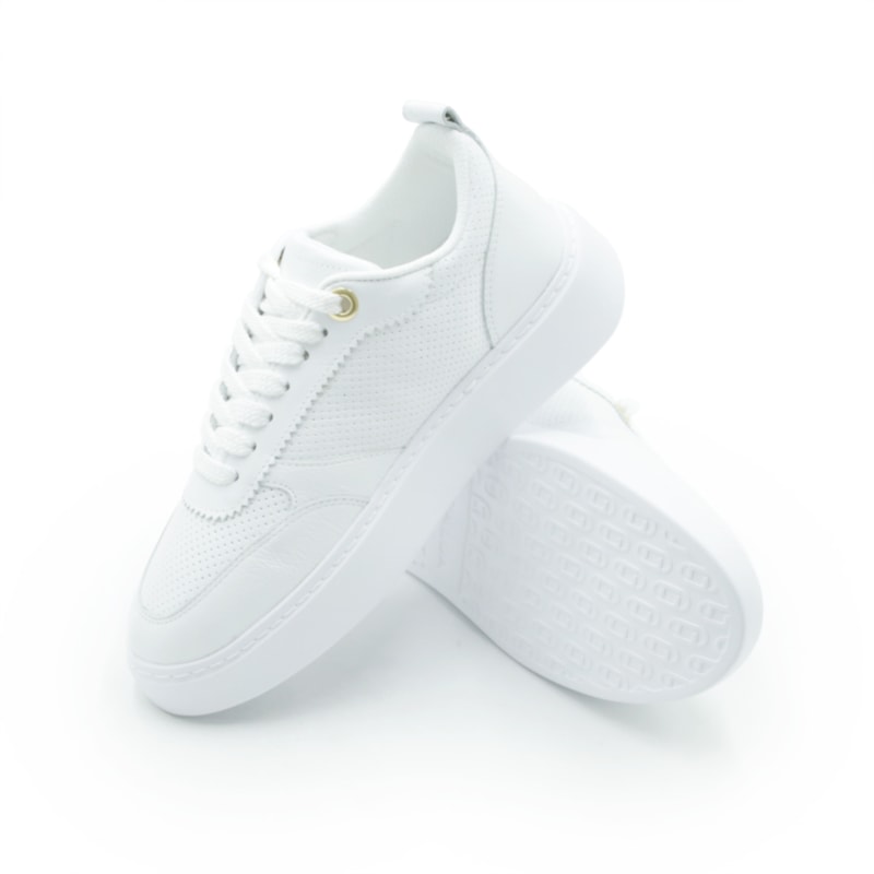 FEMININO TENIS CASUAL LUZ DA LUA  80620021 SAARA/SAARA  BRANCO