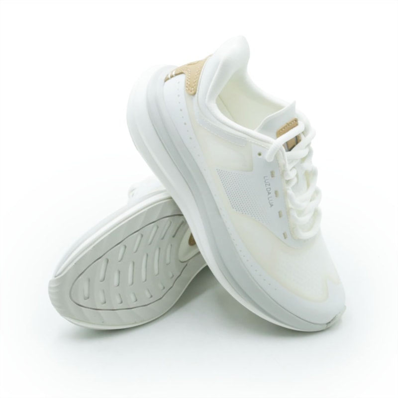 FEMININO TENIS CASUAL LUZ DA LUA  80990001 1 BIANCO