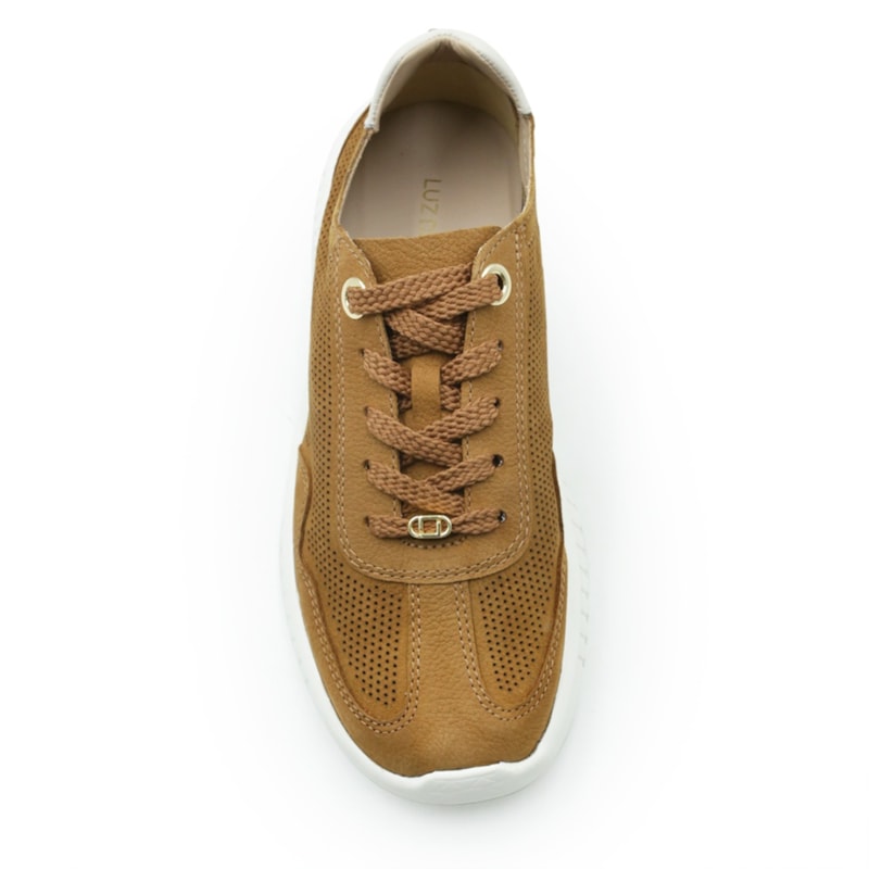 FEMININO TENIS CASUAL LUZ DA LUA 81160001 1 CARAMELO