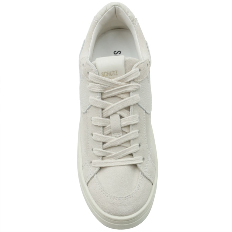 FEMININO TENIS CASUAL SCHUTZ S2172500310003 OFF WHITE/PEARL