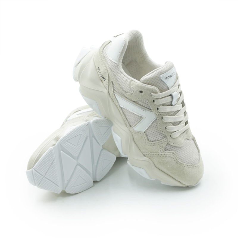 FEMININO TENIS CASUAL SCHUTZ S2191100010019 BRANCO