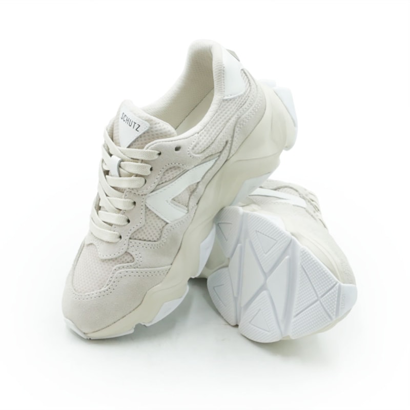 FEMININO TENIS CASUAL SCHUTZ  S2191100010019 PEARL/WHITE