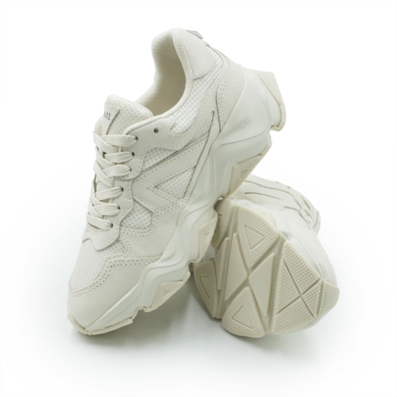 FEMININO TENIS CASUAL SCHUTZ S2191100010039 SUGAR WHITE