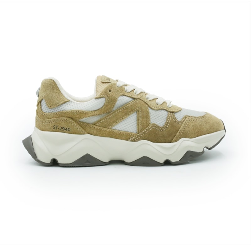 FEMININO TENIS CASUAL SCHUTZ S2191100010043 HAIR GRAY/FIG