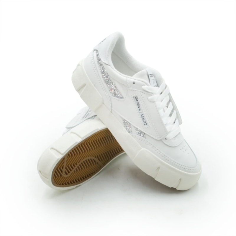 FEMININO TENIS CASUAL SCHUTZ  S2257600010001 WHITE/PRATA