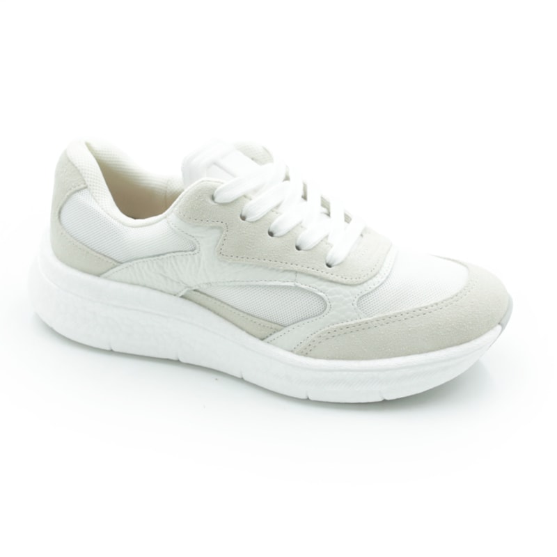 FEMININO TENIS CASUAL USAFLEX AN26002 BRANCO