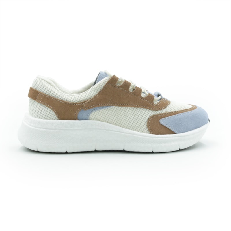 FEMININO TENIS CASUAL USAFLEX AN26004 CAMEL