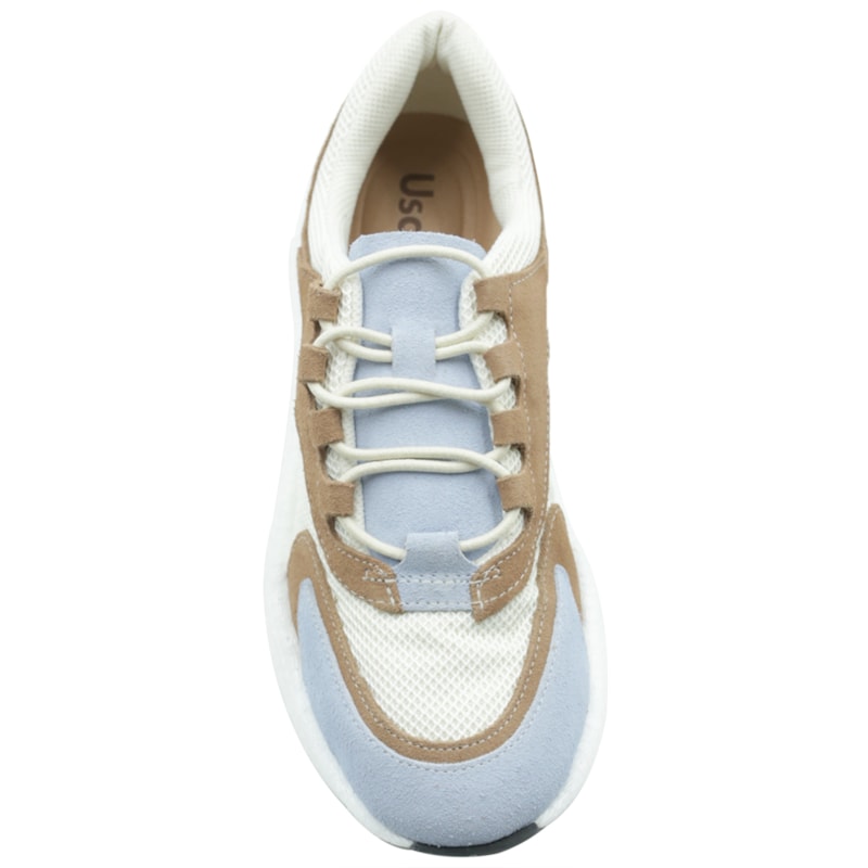 FEMININO TENIS CASUAL USAFLEX AN26004 CAMEL