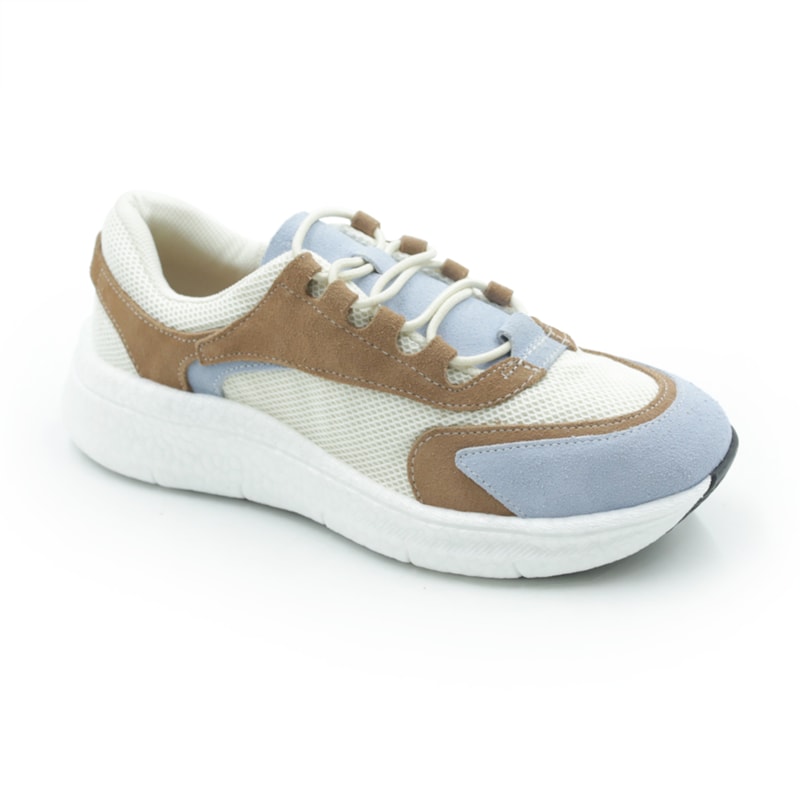 FEMININO TENIS CASUAL USAFLEX AN26004 CAMEL