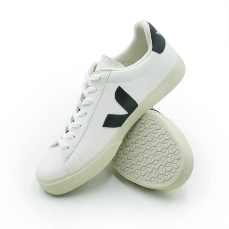FEMININO TENIS CASUAL VEJA CP0501537 WHITE BLACK