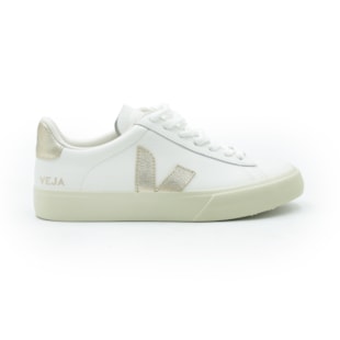 FEMININO TENIS CASUAL VEJA  CP0503495 EXTRA WHITE PLATINE