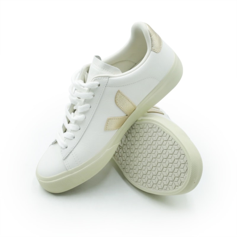 FEMININO TENIS CASUAL VEJA  CP0503495 EXTRA WHITE PLATINE