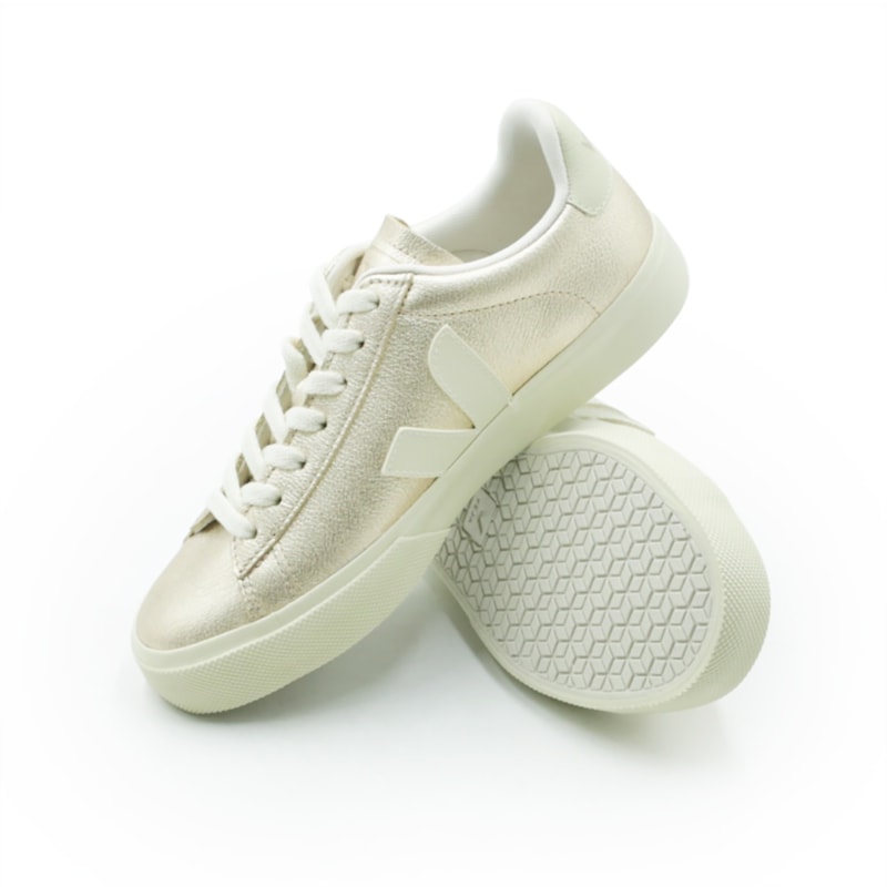 FEMININO TENIS CASUAL VEJA CP0521663 PLATINE PIERRE