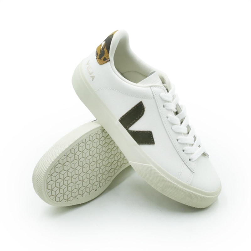 FEMININO TENIS CASUAL VEJA CP0522367 WHITE CAMEL WILD COUNTRY