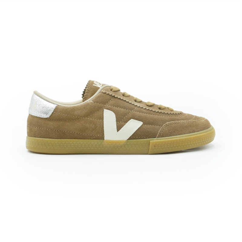 FEMININO TENIS CASUAL VEJA FU0321834 BROWN PIERRE SILVER