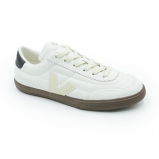 FEMININO TENIS CASUAL VEJA FU2020896 WHITE BLACK BARK