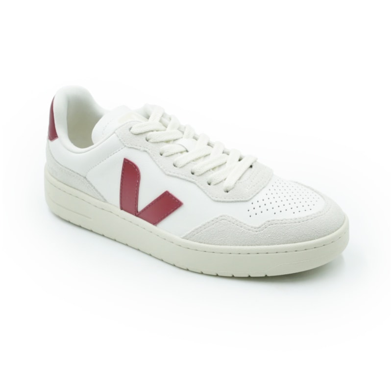 FEMININO TENIS CASUAL VEJA VD2021723 WHITE MARSALA NATURAL