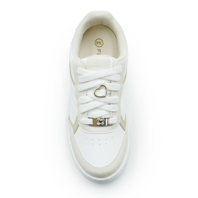FEMININO TENIS FEMININO FERRETTI  112024 20282 BRANCO