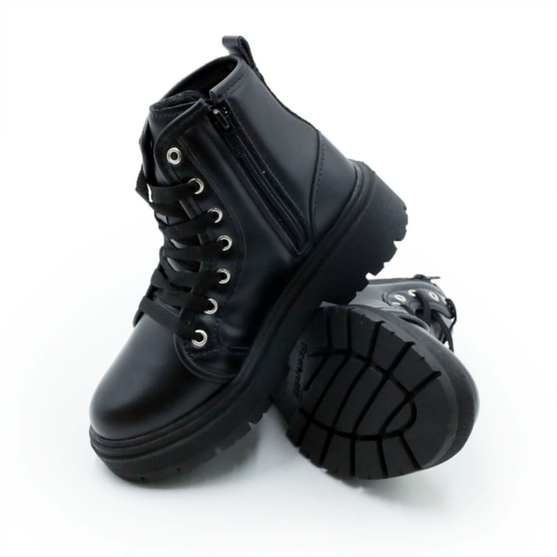 INFANTIL JUVENIL MENINA BOTA PAMPILI COTURNO BA  681050000 080PRETO